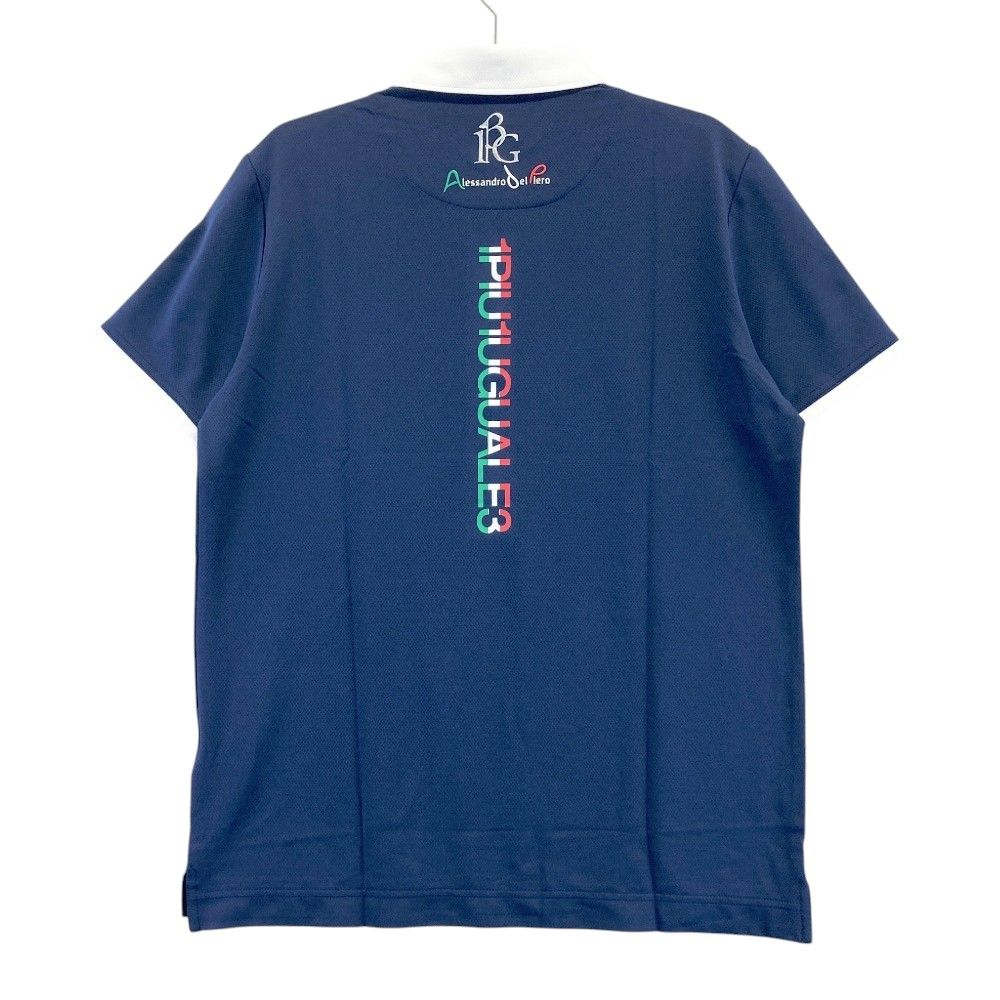 サイズ 4 1PIU1UGUALE3 GOLF GDT009 半袖ポロシャツ ネイビー系 240101367611 ゴルフウェア メンズ ストスト