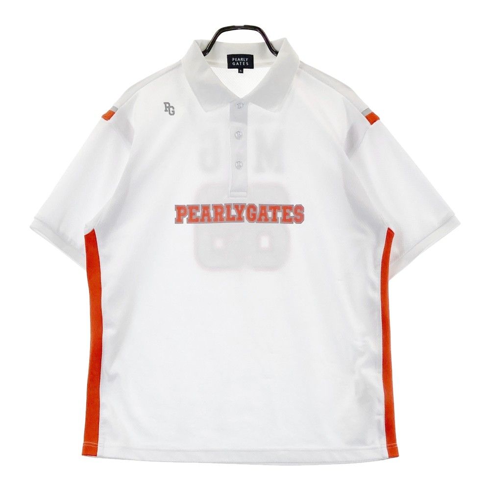 サイズ 5 PEARLY GATES パーリーゲイツ モデル 半袖ポロシャツ ホワイト系 240101403579 ゴルフウェア メンズ ストスト