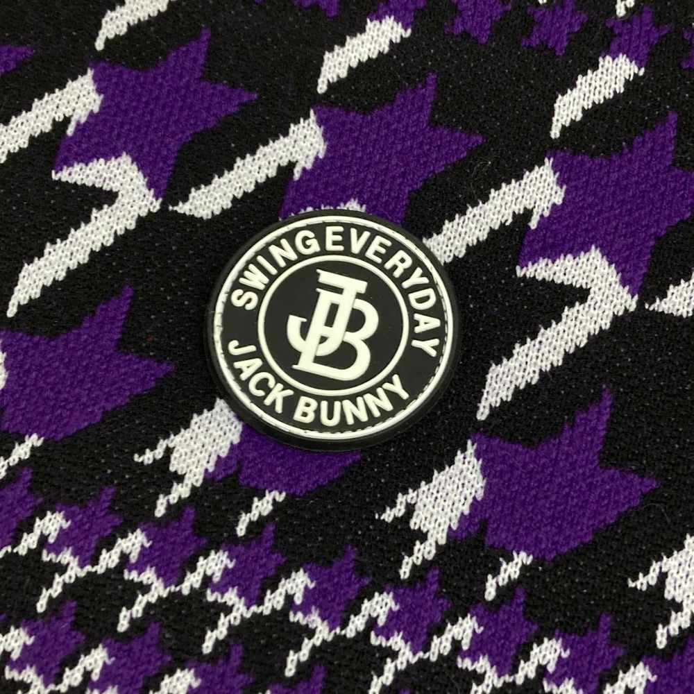 サイズ：1 JACK BUNNY ジャックバニー ニットセーター 総柄 パープル系