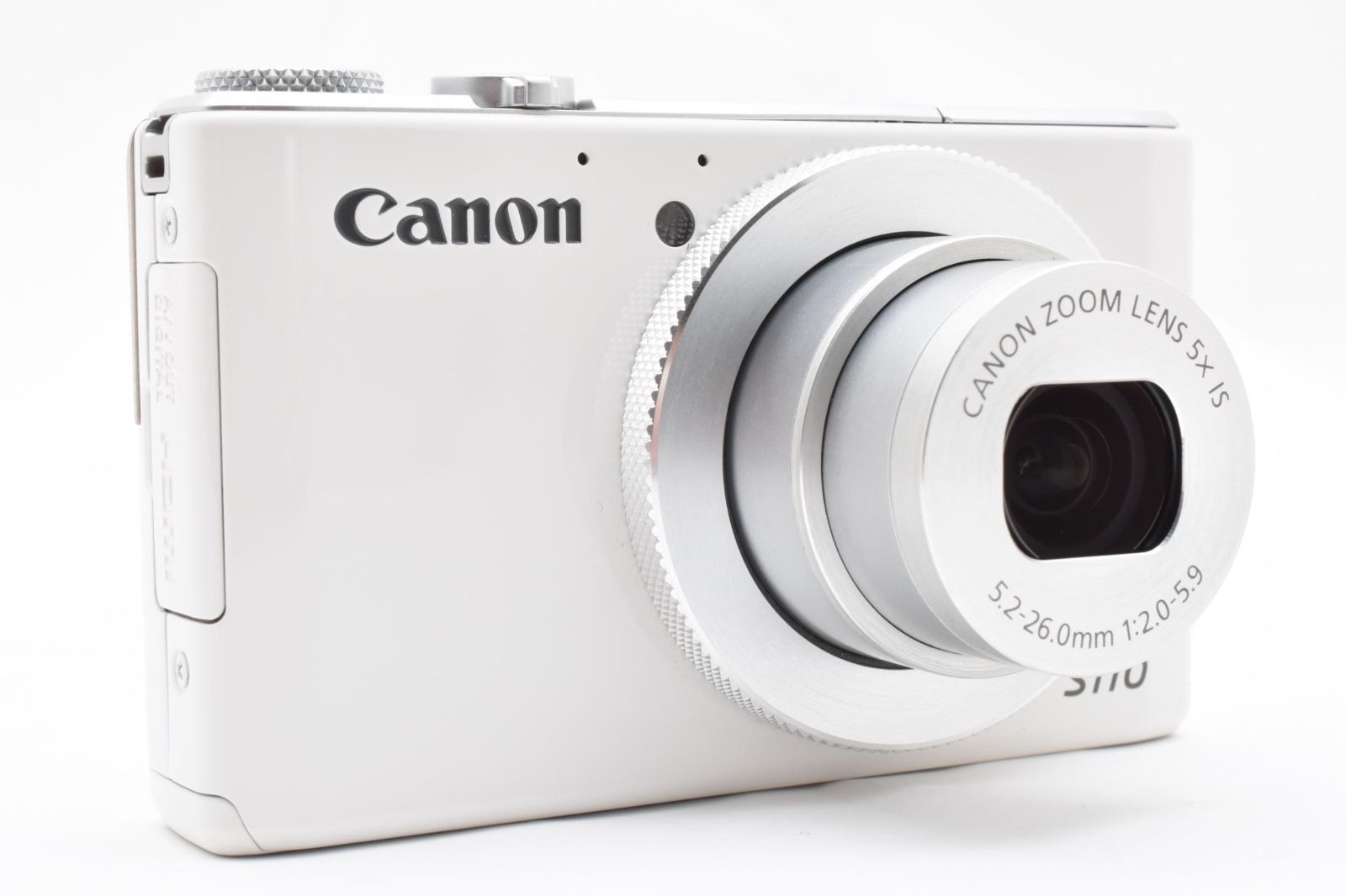上品 Canon powershot S 110 ホワイト バッテリーチャージャーセット