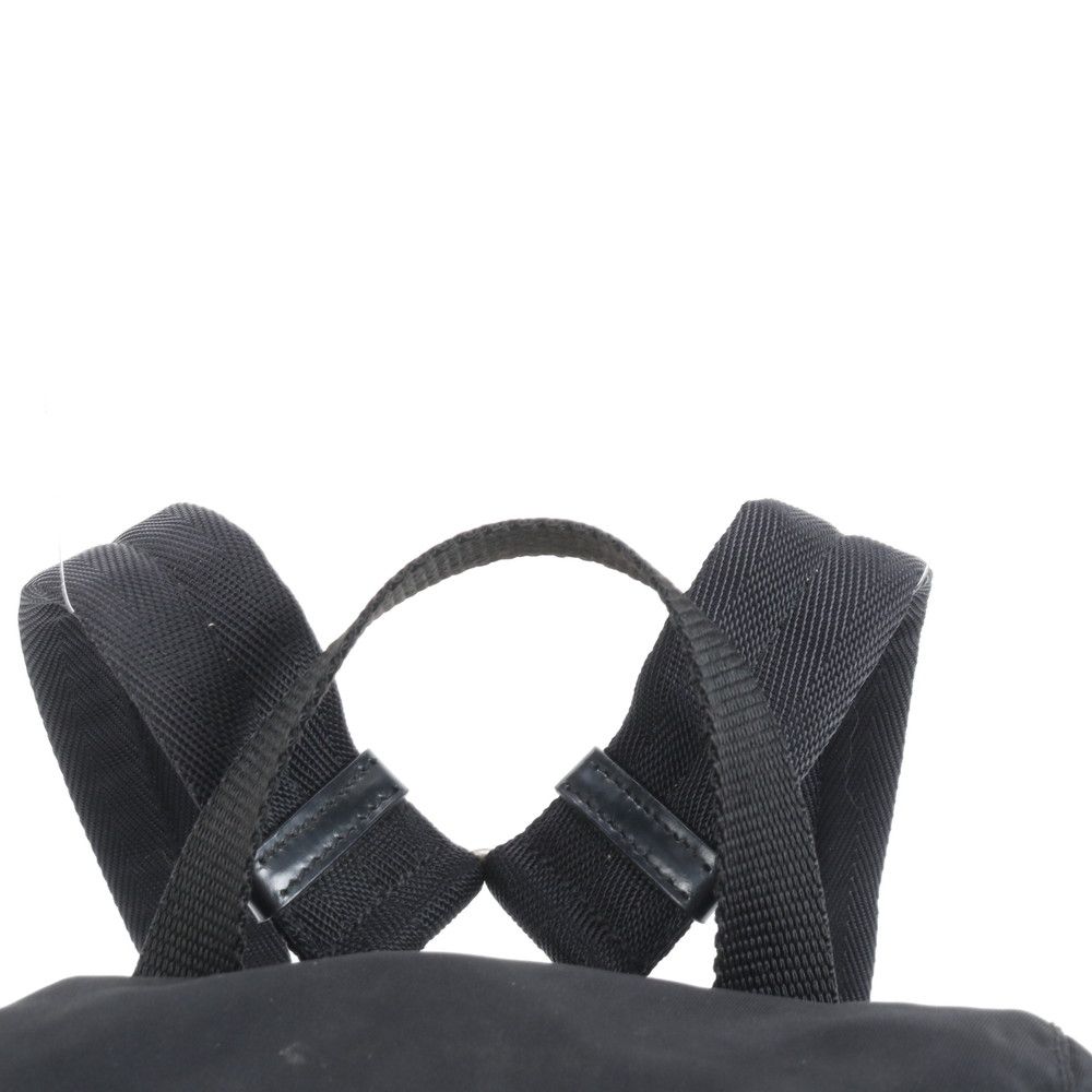 プラダ テスート ナイロン 三角ロゴ プレート レザー リュックサック リュック バックパック ブラック 黒 レディース EEE CW4-1