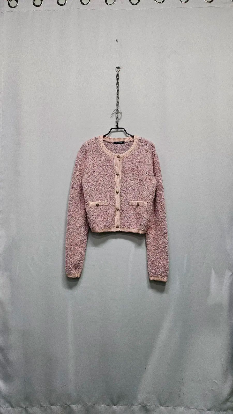 ヘバイヘキム アルパカウールブレンド ニットカーディガン