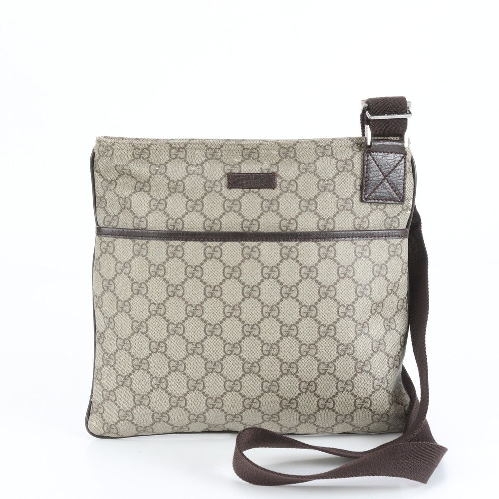 グッチ GG スプリーム レザー ショルダーバッグ 斜め掛け メッセンジャー ビジネス 通勤 141626 トート メンズ ERE CW25-4