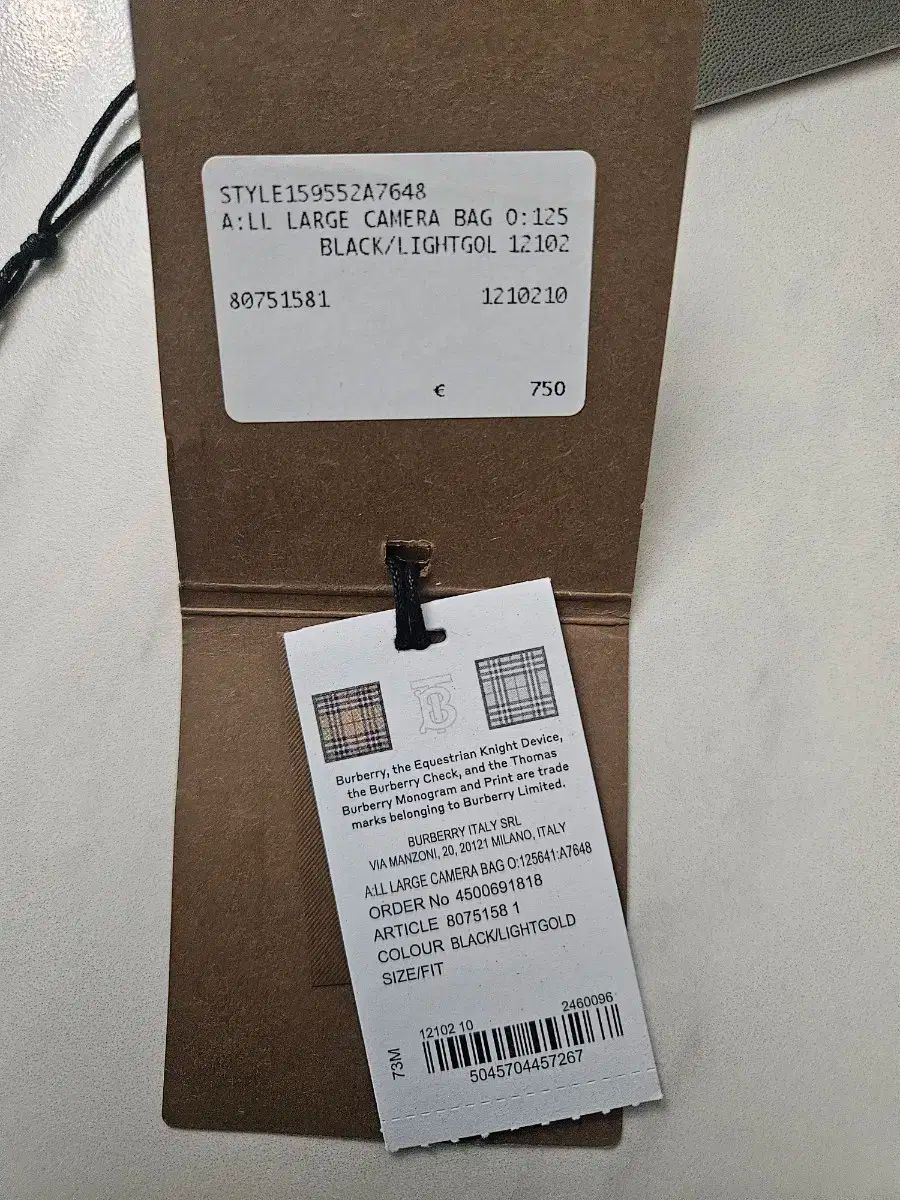 バーバリー TBロゴ ブラック カメラバッグ DECORATOM_COM_BR