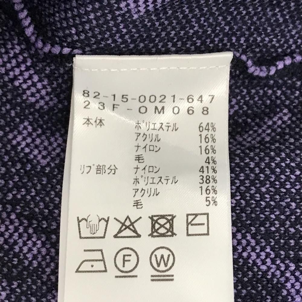 ロゴ総柄 ハーフジップ