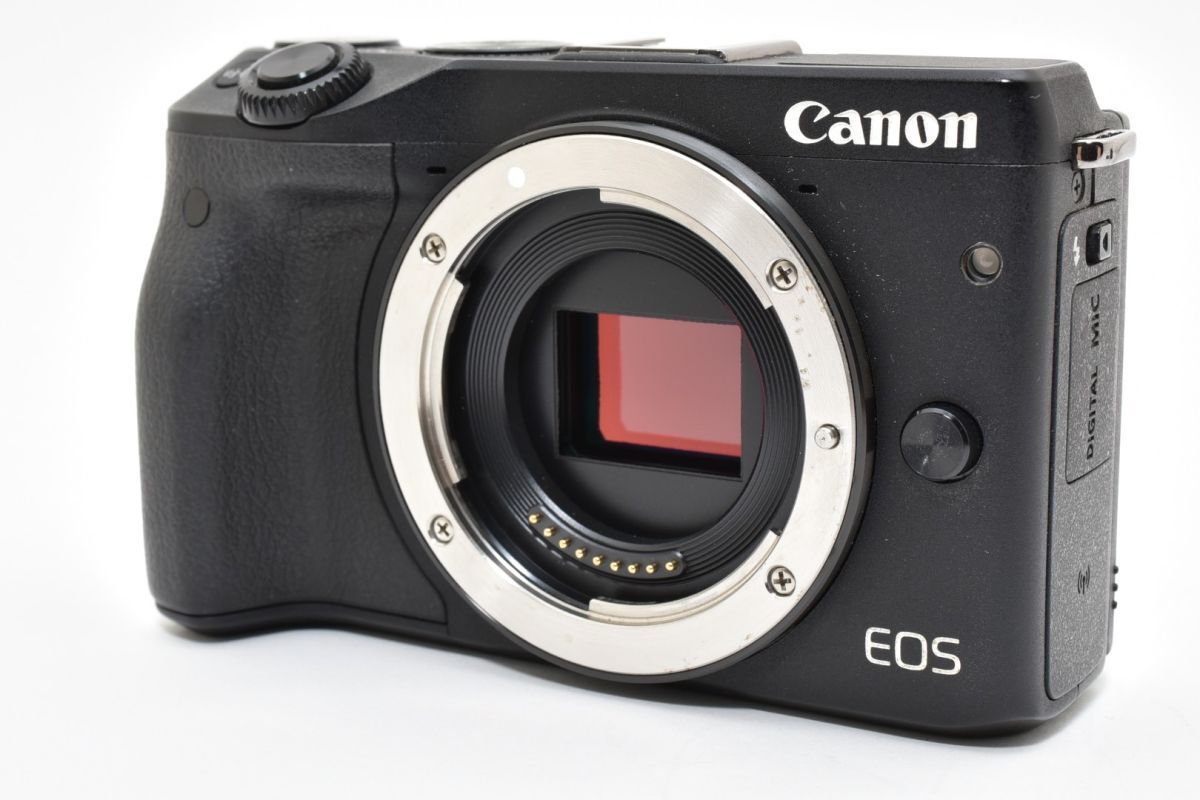 Canon EOS M 3 ボディ ブラック 充電器付き AYM 4875 220