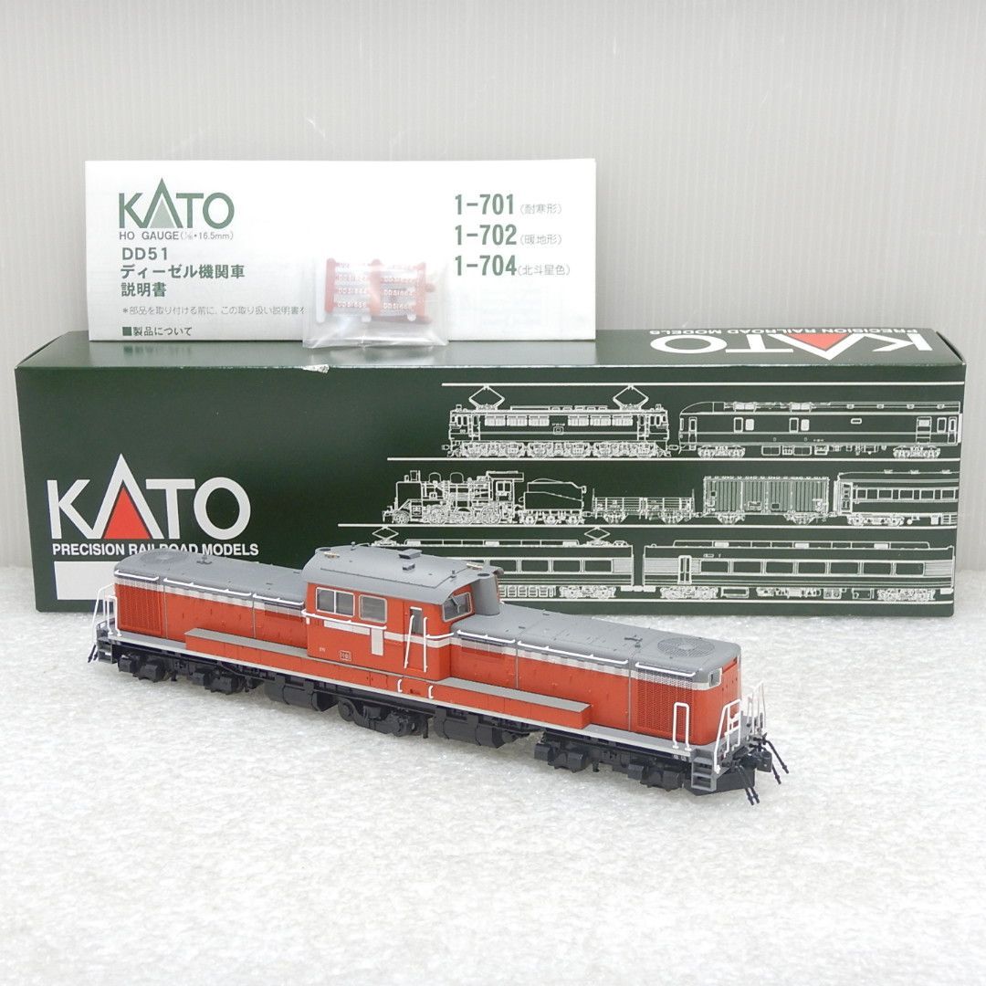 KATO DD51 暖地形 ディーゼル機関車 1-702 HOゲージ 鉄道模型