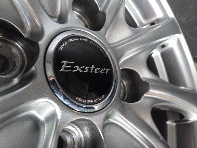 3026 B HOT STUFF Exsteer ホイール 15x5.5J 4穴 PCD100 43 4本 BRIGHTFACE_UK