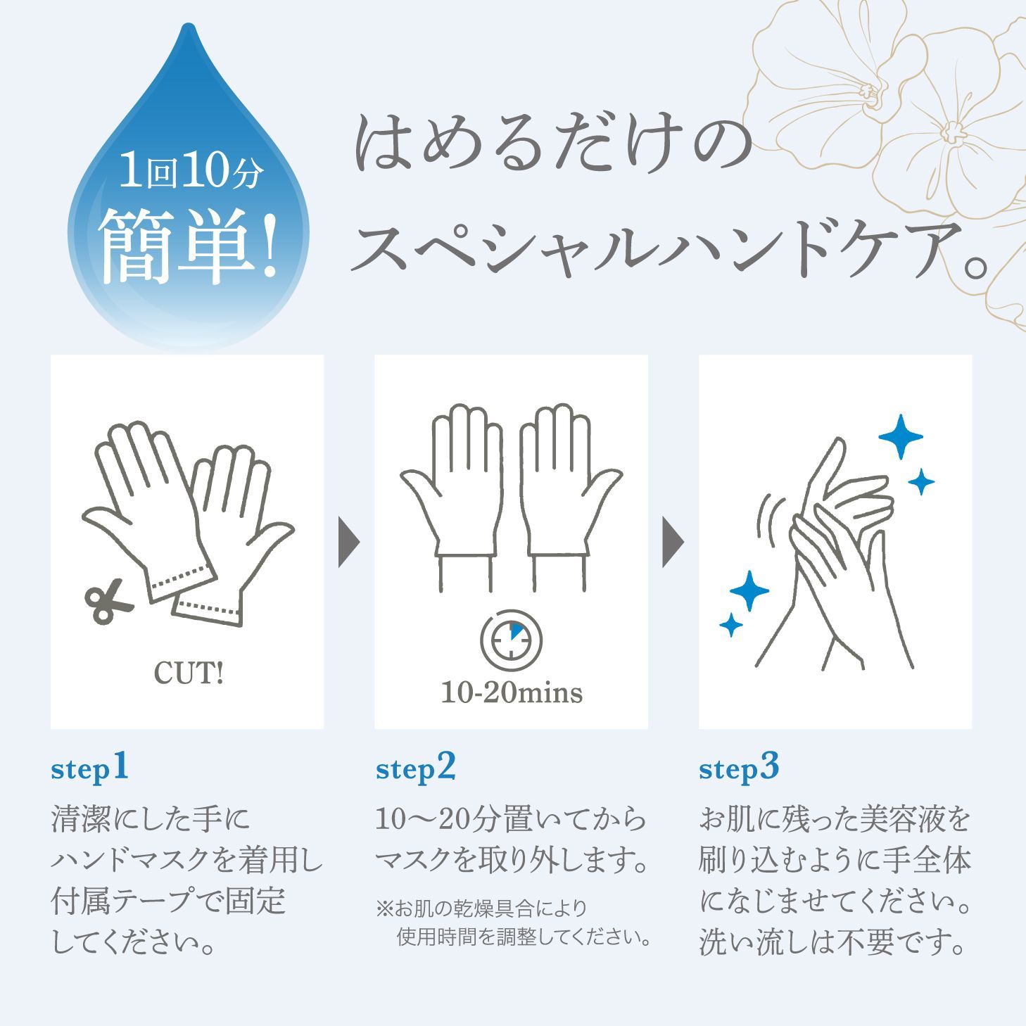 SHフットマスク ラベンダーの香り