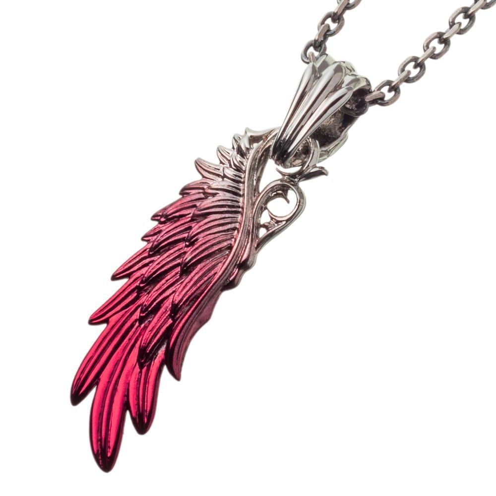 ペアセット 青彩＆赤彩ウイングペンダント TOPのみ アルテミスキングス シルバー ジュエリーブランド