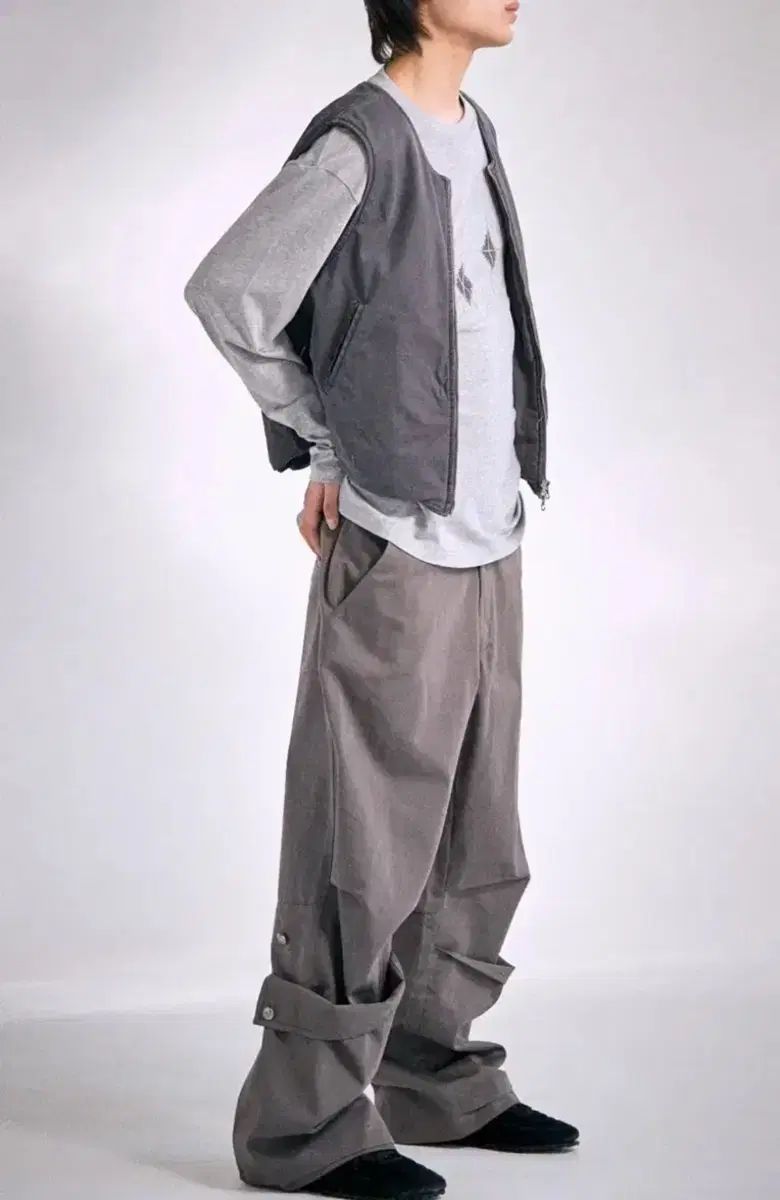 Hatchingroom アーマー パンツ マッド ブラウン 4