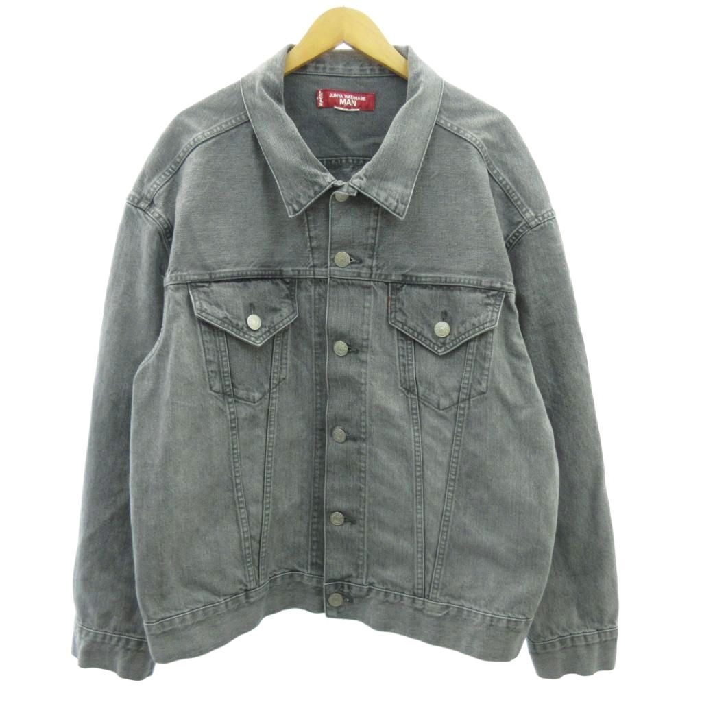 ジュンヤワタナベマン JUNYA WATANABE MAN × リーバイス 25SS デニムジャケット コラボ ブルゾン グレー S WO-J203