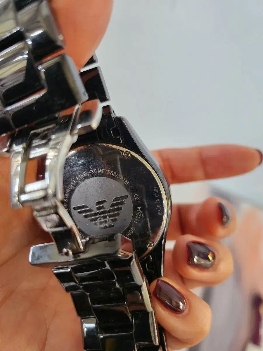 エンポリオアルマーニ AR 1400 ブラックセラミカ 時計 8万5千