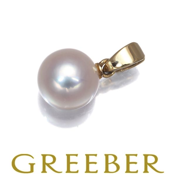 ミキモト ペンダントトップ パール 真珠 7.6mm 一粒 K14YG 179398