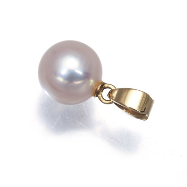 ミキモト ペンダントトップ パール 真珠 7.6mm 一粒 K14YG 179398