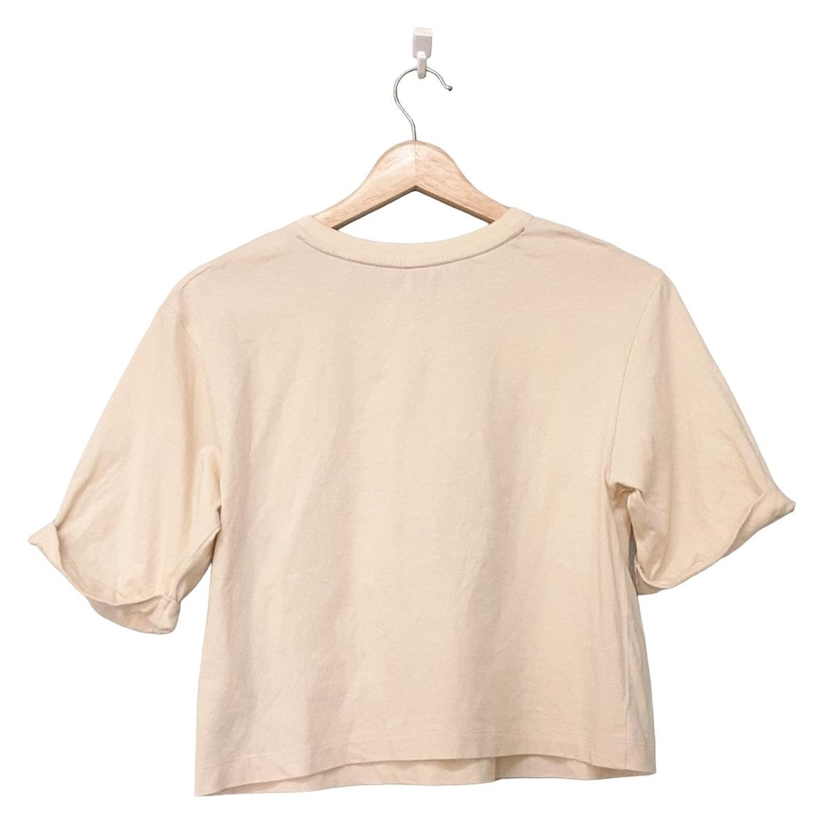 FENDI フェンディ 半袖Tシャツ サイズXS レディース - アイボリー×ゴールド クルーネック