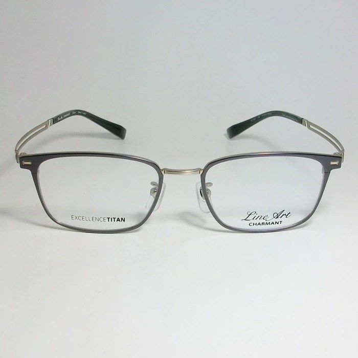 Line Art ラインアート 眼鏡 メガネ フレーム サングラス メンズ 最高のかけ心地 形状記憶 XL 1807-GR-51 度付可 グレイ