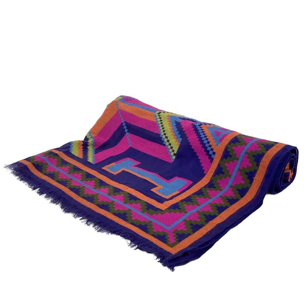 ラルフローレン パープルレーベル ストール ショール - パープル×ピンク×マルチ コットン