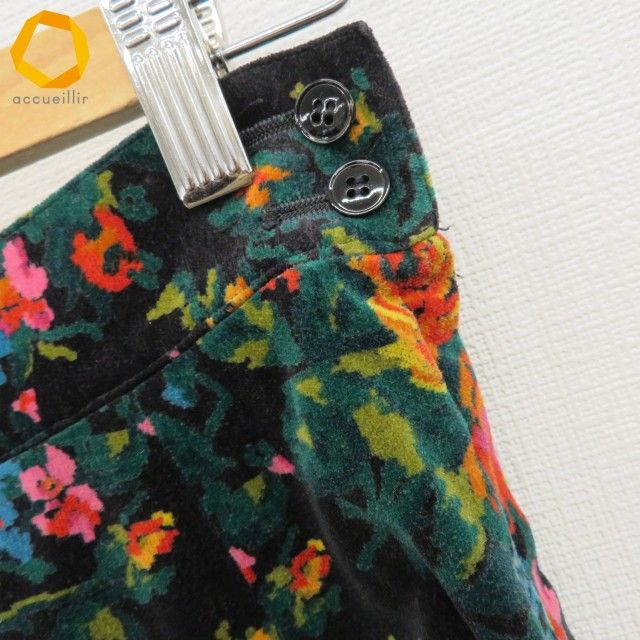 ケンゾー KENZO ヴィンテージ スカート フ ロング 花柄 総柄 w970036