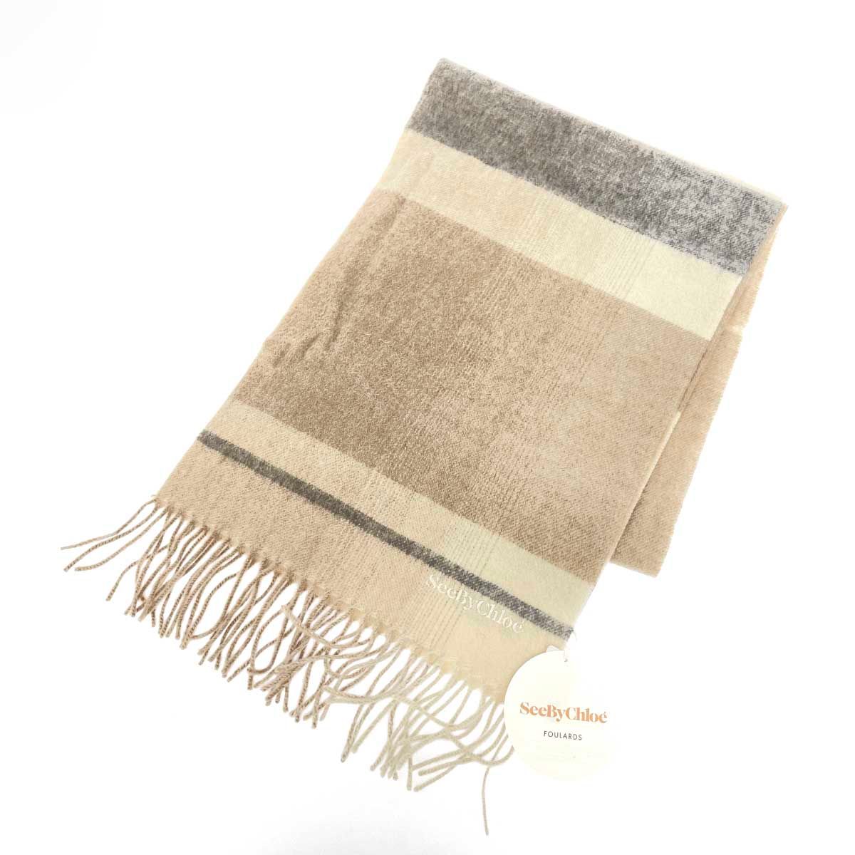 See By Chloe シーバイクロエ カシミヤ ストール SEE BY CHLOE SeeBy
