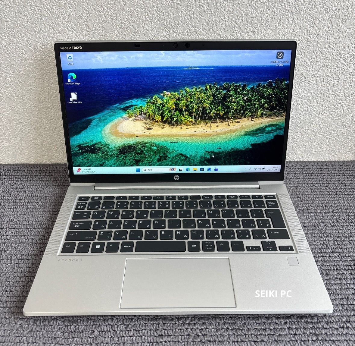 HP Probook 635 Aero G8 AMD Ryzen 5 5600U メモリ16GB SSD256GB Win11 顔認証 指紋認証