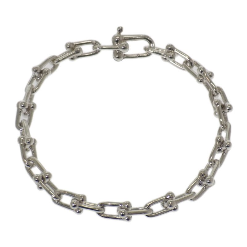 ティファニー TIFFANY-Co. ハードウェア スモールリンク 60153083 ブレスレット シルバー925 ラージ メンズ Aランク