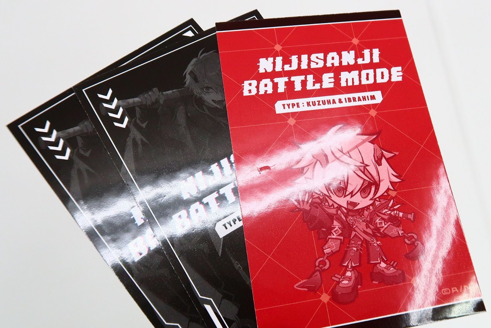 6枚セット NIJISANJI Battle Mode Type：Kuzuha＆Ibrahim ランダム