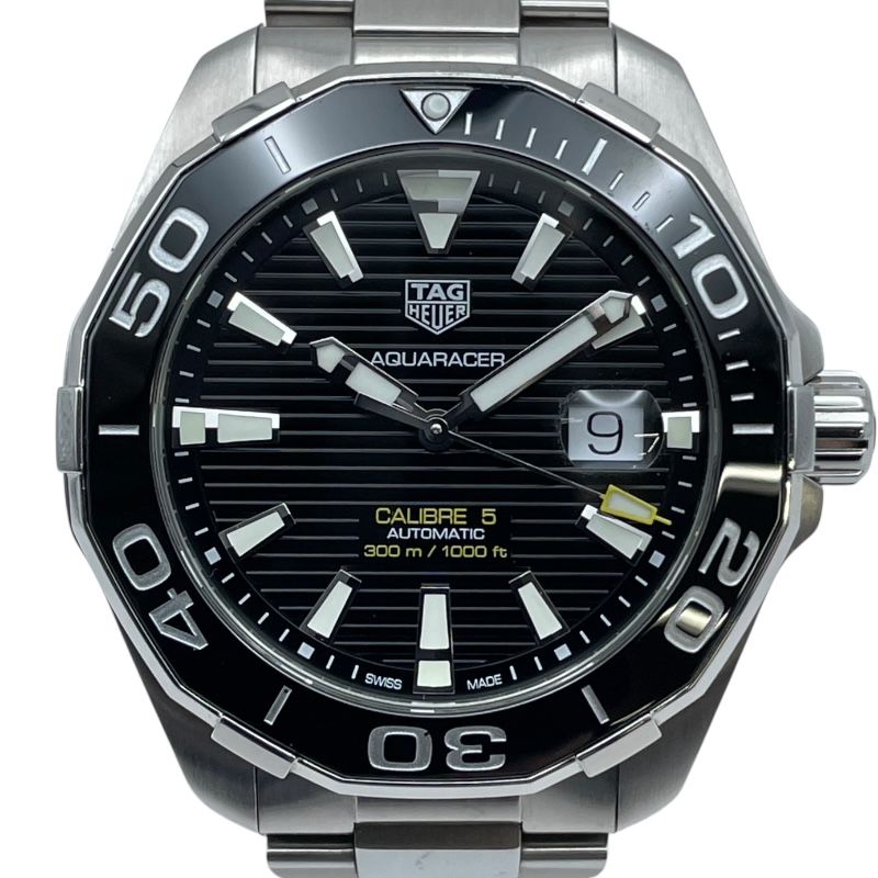 タグ ホイヤー TAG HEUER アクアレーサー キャリバー5 WAY 201 A ブラック SS 自動巻き メンズ 腕時計