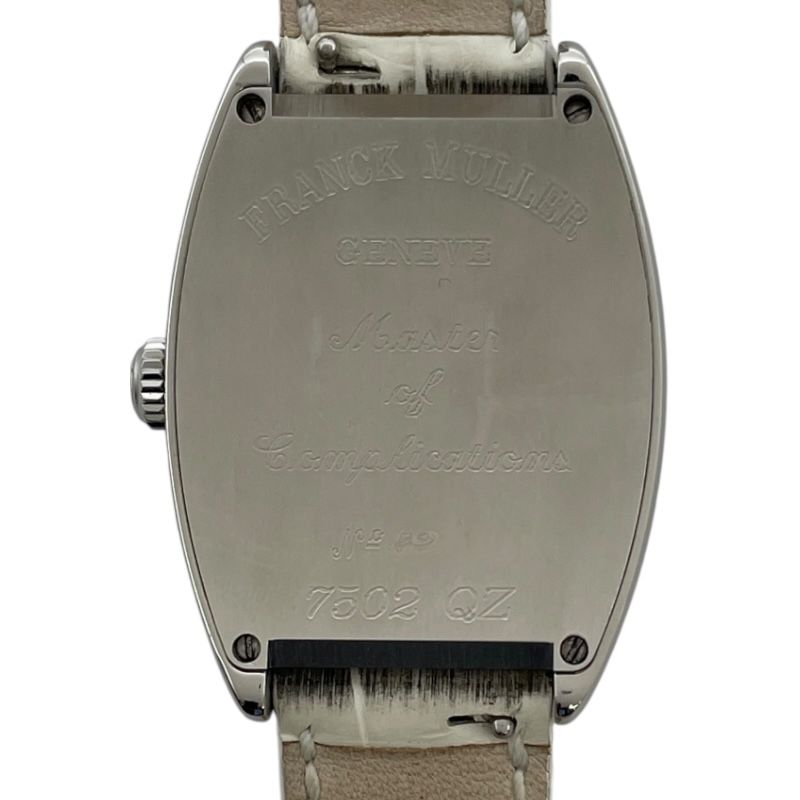 フランク ミュラー FRANCK MULLER トノウカーべックス 7502 QZ シルバー SS クオーツ メンズ 腕時計