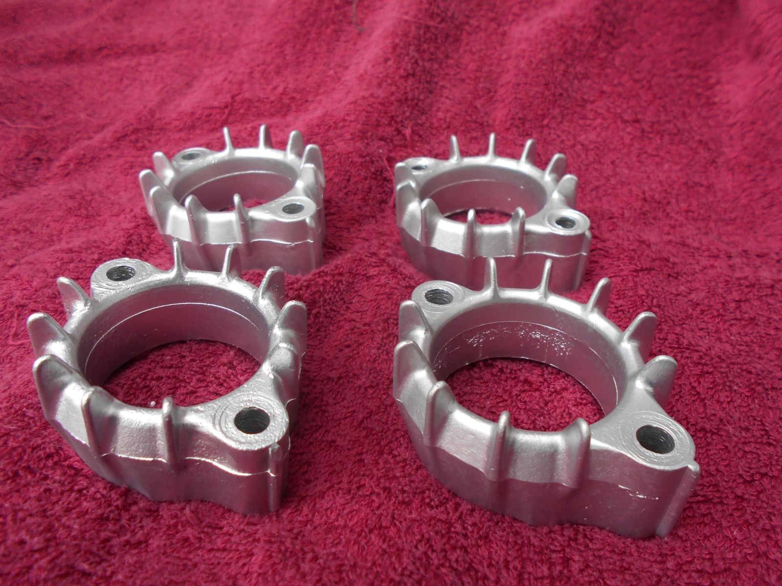 CBX400F 550F CBR400F 純正 マフラーフランジ 割れ欠け無 ウェットブラスト仕上げ 割 無し