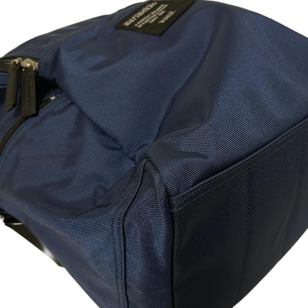 marimekko マリメッコ リュックサック METRO メトロ ネイビー×黒 RATIA DECORATOM_COM_BR