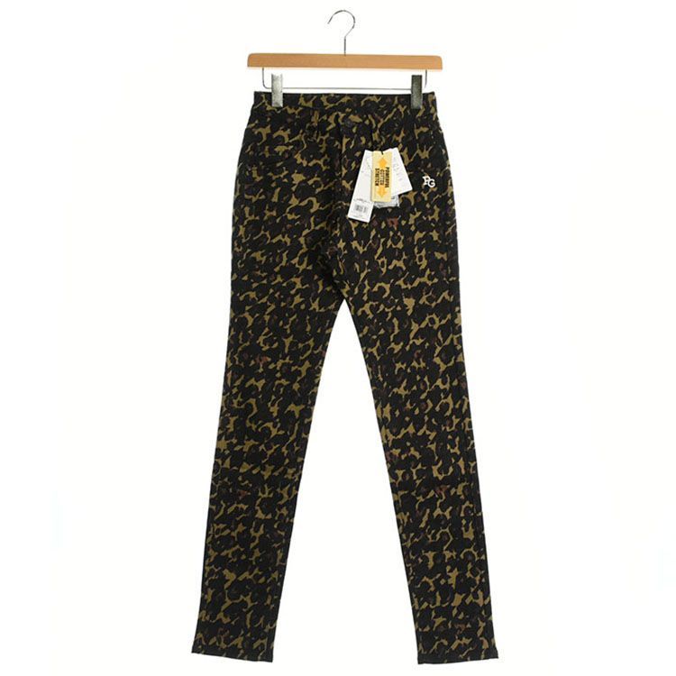 新古品 パーリーゲイツ｜レディース｜00 SS相当 ｜ロングパンツ ｜秋冬｜ブラウン系｜古着ゴルフウェア