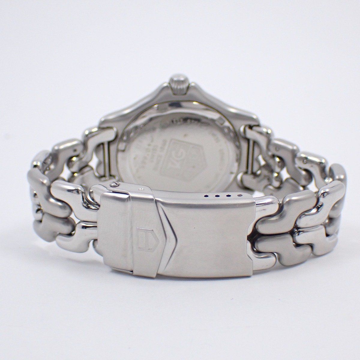  ベゼル不良 品 タグホイヤー S el クォーツ ボーイズ 腕時計 白文字盤 SSベルト 99 013 M 腕時計(クォーツ) 腕時計(アナログ)