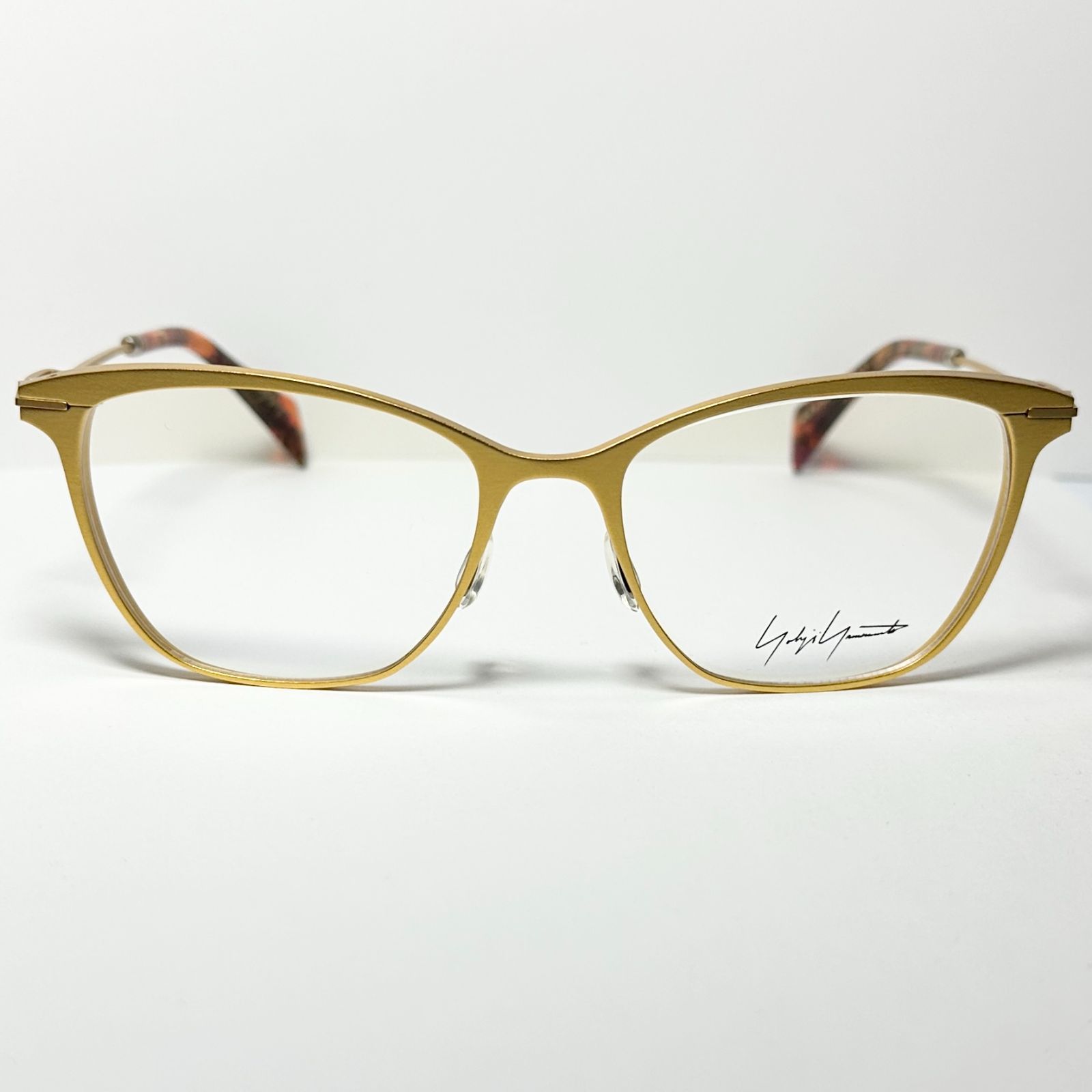Yohji Yamamoto ヨウジヤマモト YY 3030 464 金色 メガネ ケース付き Y 3