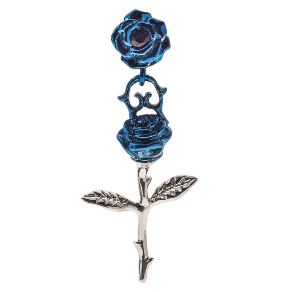 ペアセット 直営 ブルー＆レッドローズピアス アルテミスキングス シルバー ジュエリーブランド NEXPOTALLINN_EU