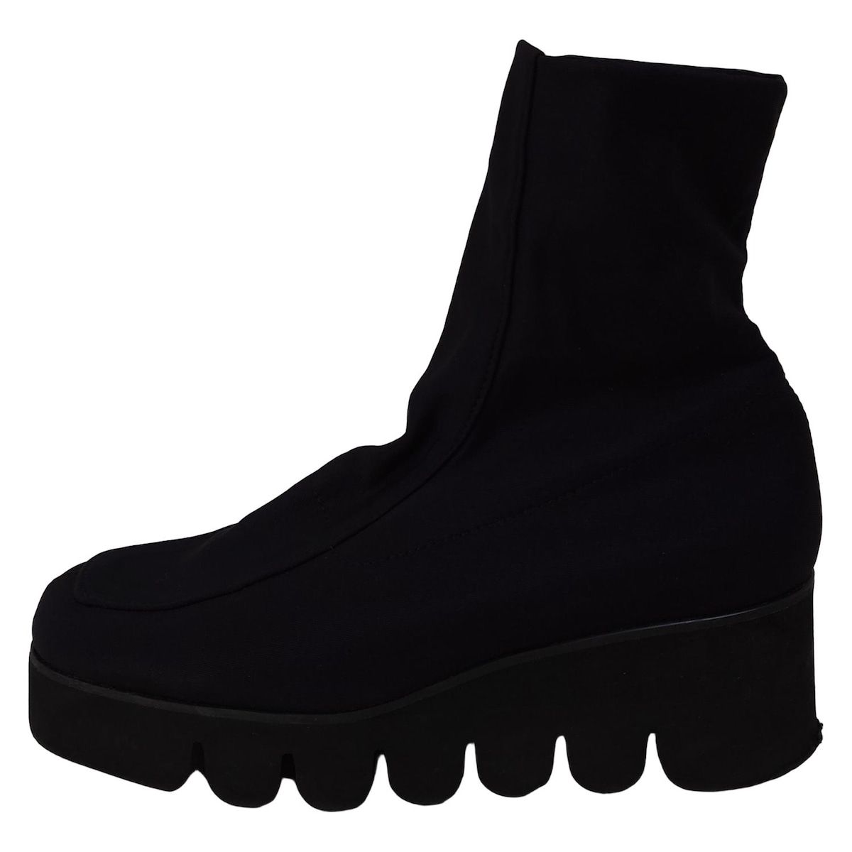 Hills Avenue 自由が丘 ヒルズ アベニュー ショートブーツ 23.5 レディース - 黒 ウェッジソール