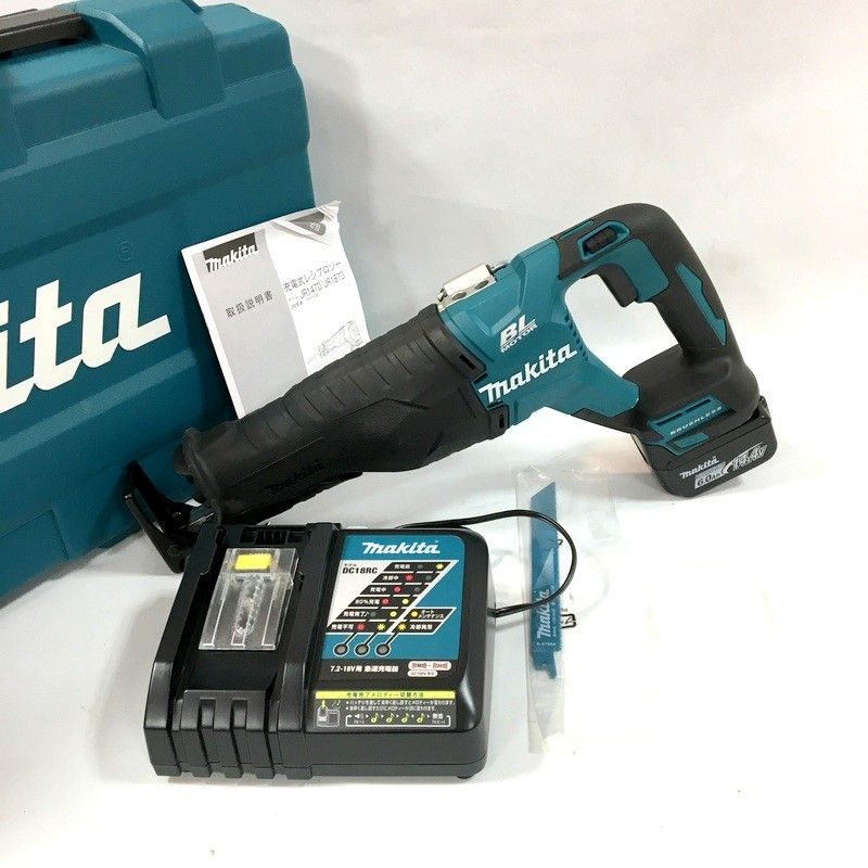 makita マキタ 充電式レシプロソー JR147DRG 14.4V 6.0Ah バッテリー1個 充電器 切断機 コードレス 電動工具 DW3607