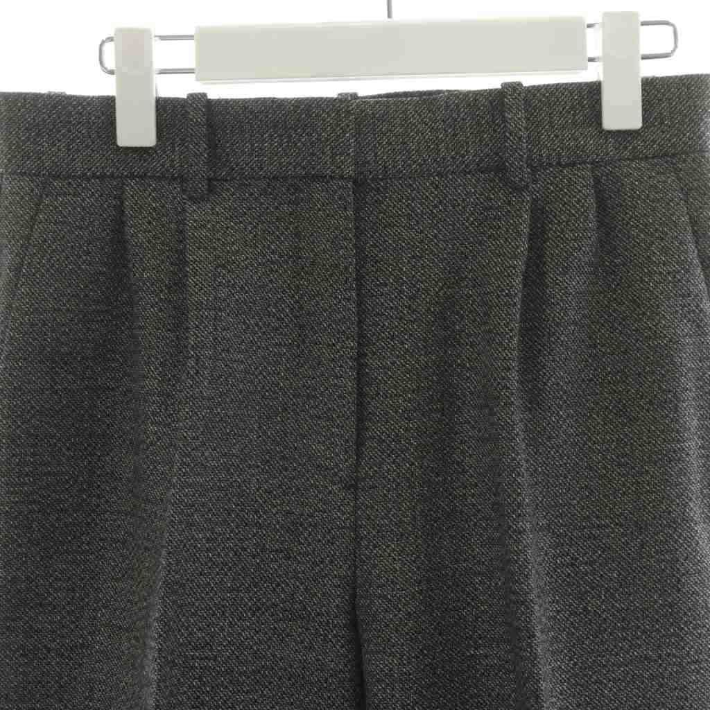 デプレ DES PRES トゥモローランド 24AW ウールムリネ タックパンツ スラックス 36 グレー 22-04-44-04103 AN23 DECORATOM_COM_BR