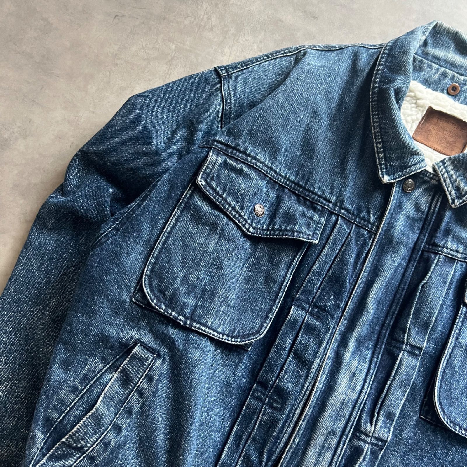 80s Levi s 2nd type denim boa jacket リーバイス 2nd型 デニム ボア ジャケット KANDAIZUMI_COM