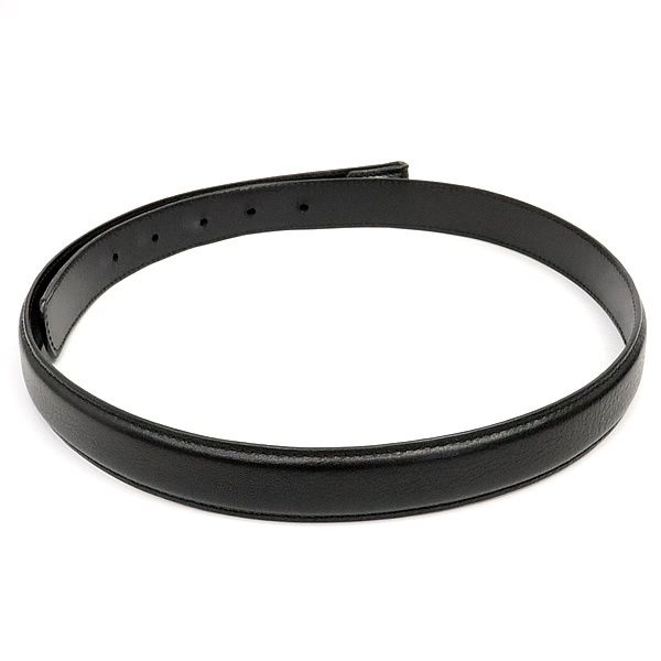 クロムハーツ CHROME HEARTS 1インチ ベルトストラップ レザー シルバー メンズ size 32 黒 17551