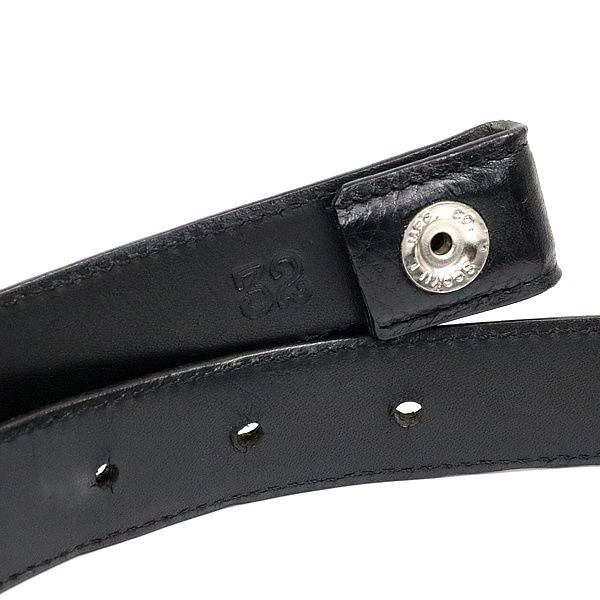 クロムハーツ CHROME HEARTS 1インチ ベルトストラップ レザー シルバー メンズ size 32 黒 17551