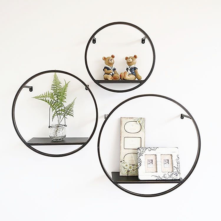 アンティーク調 壁掛けディスプレイ シェルフ 3個セット 壁飾り インテリア 壁 アートパネル 北欧 雑貨 リビング おしゃれ モダン 装飾 ウォールデコレーション シンプル ウォールアート 壁デコ アートボード インテリア雑貨 壁面装飾 ブラック ブラウン