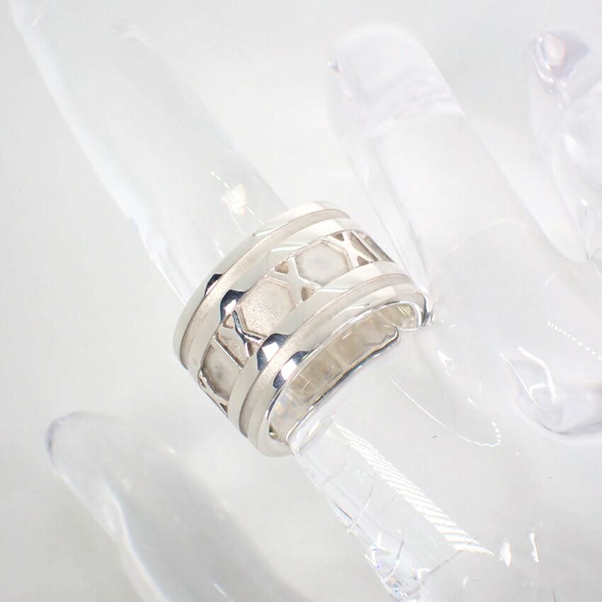 ティファニー 925 アトラス ワイド リング /10号/j82-25 ティファニー