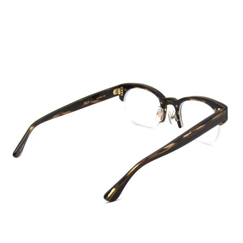  OLIVER オリバーゴールドスミス メガネフレーム NSL 3 度入り ブロウ スクエア ハーフリム Bracken サングラス 小物