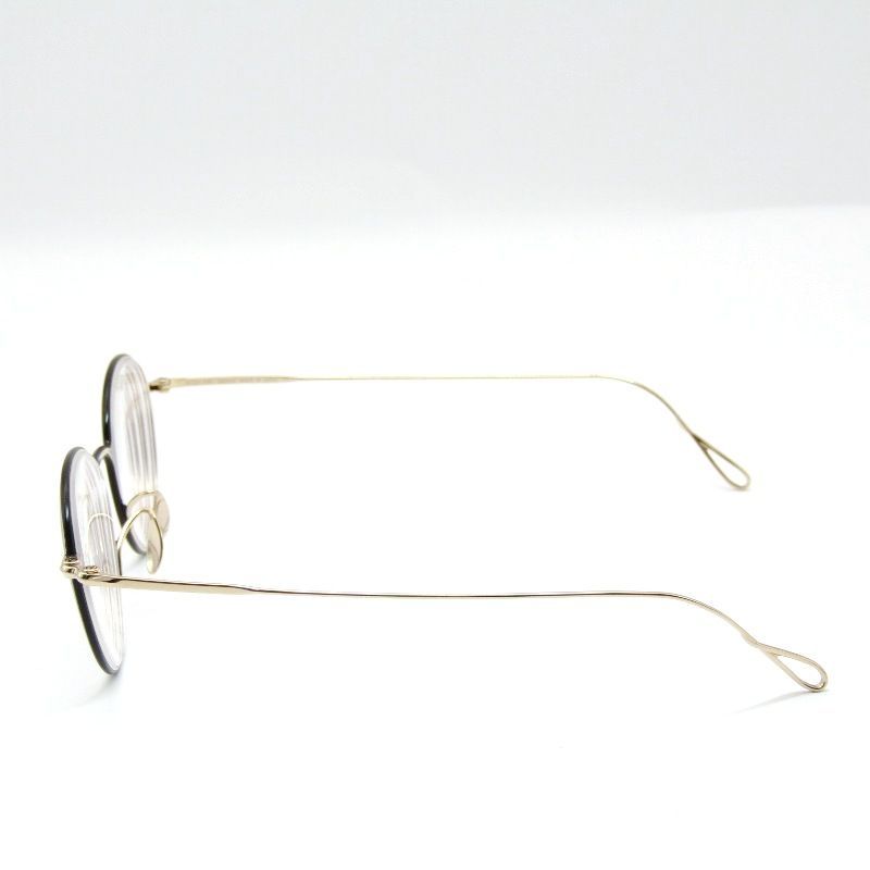 YUICHI TOYAMA. ユウイチトヤマ メガネフレーム U-153 Gertrud 度入り ゲルトルード ボストン 01 White g Black