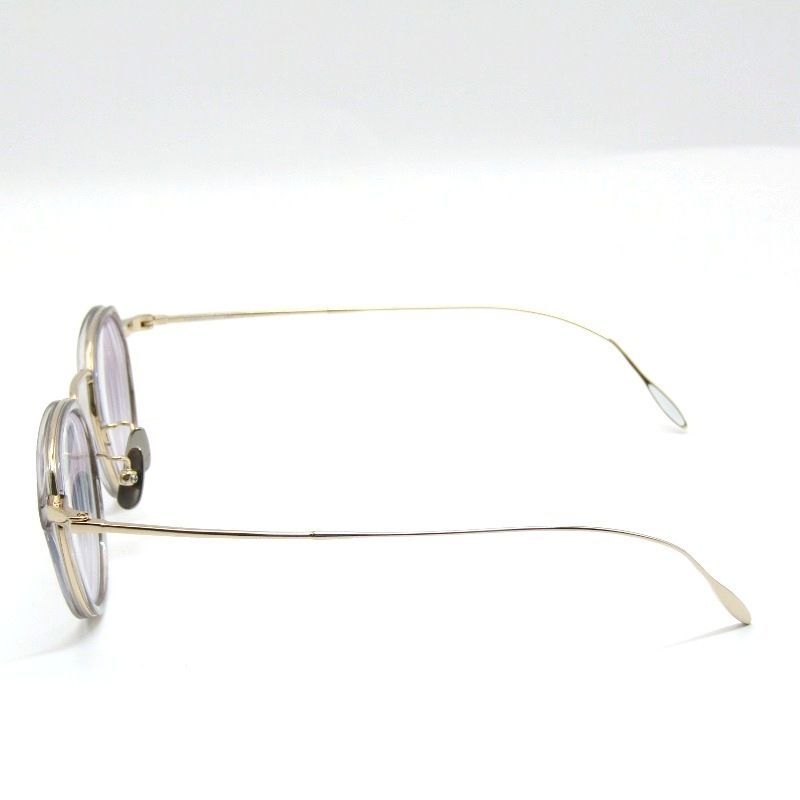 YUICHI TOYAMA. ユウイチトヤマ メガネフレーム U-132 F.Joost 度入り F.ヨースト 01 White g Clear gray