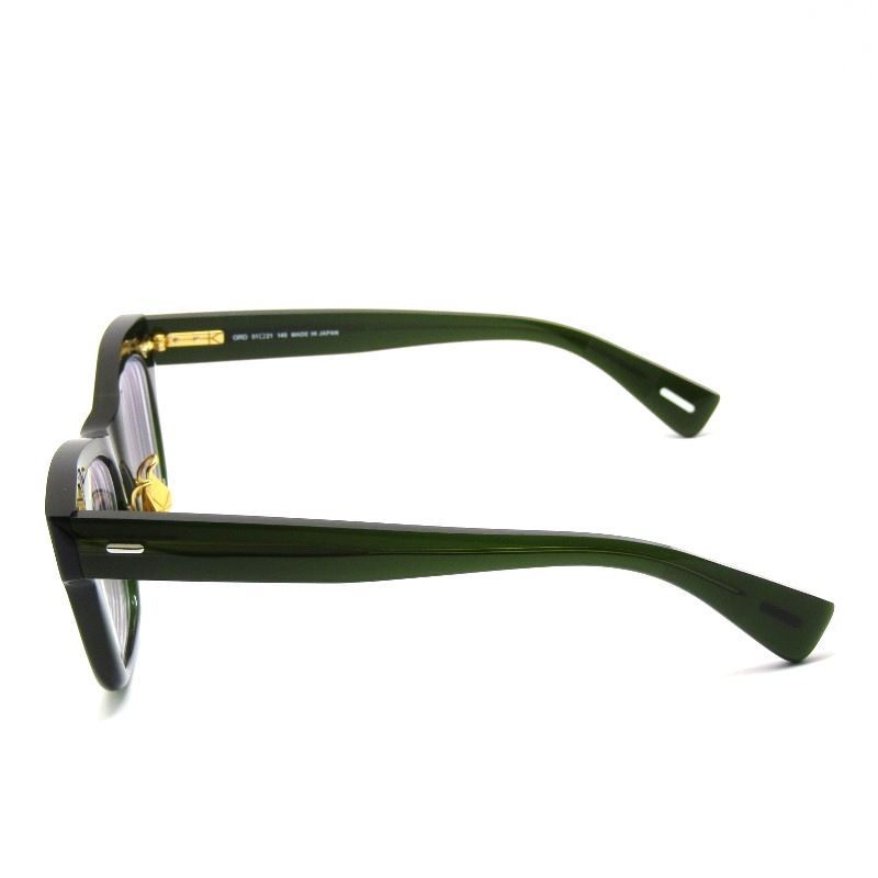 YUICHI TOYAMA. ユウイチトヤマ メガネフレーム U-175 ORD 度入り オード ウェリントン 04 Dark green