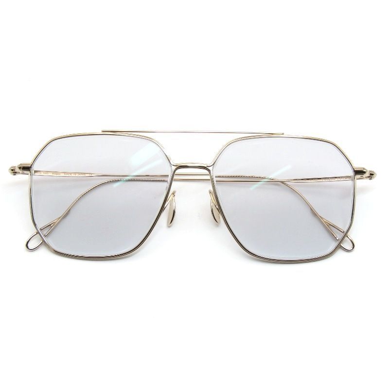 YUICHI TOYAMA. ユウイチトヤマ メガネフレーム U-169 Kepes 度入り ケペッシュ ヘプタゴン 七角形 02 White g 61004052