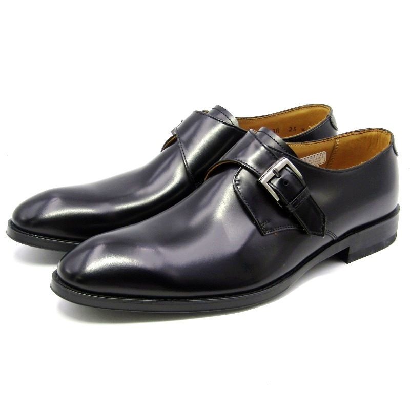 未使用 REGAL リーガル 25cm シングルモンク 813RAL ラウンドトゥ  