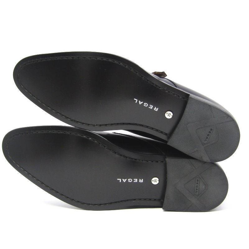 未使用 REGAL リーガル 25cm シングルモンク 813RAL ラウンドトゥ  